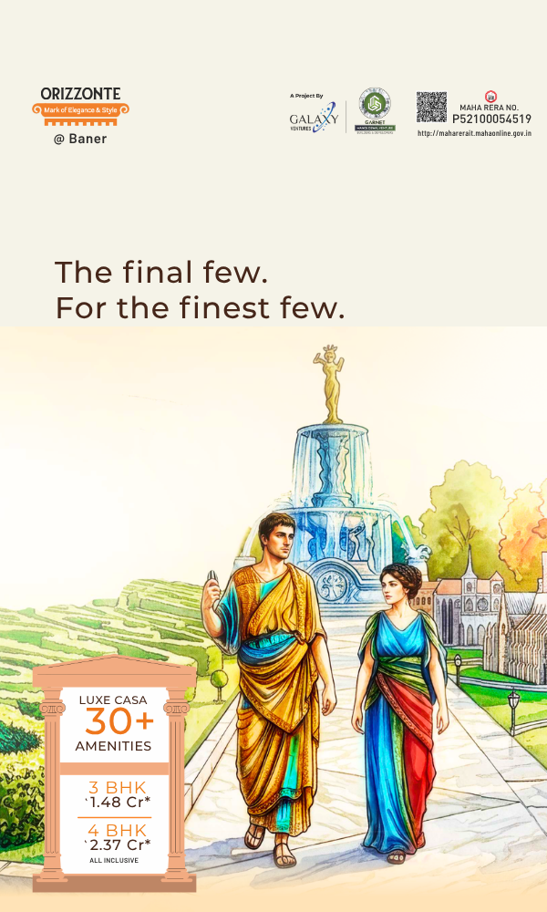 Exclusive 3 and 4 BHK Premium Spacious Flats at Orizzonte in Baner.