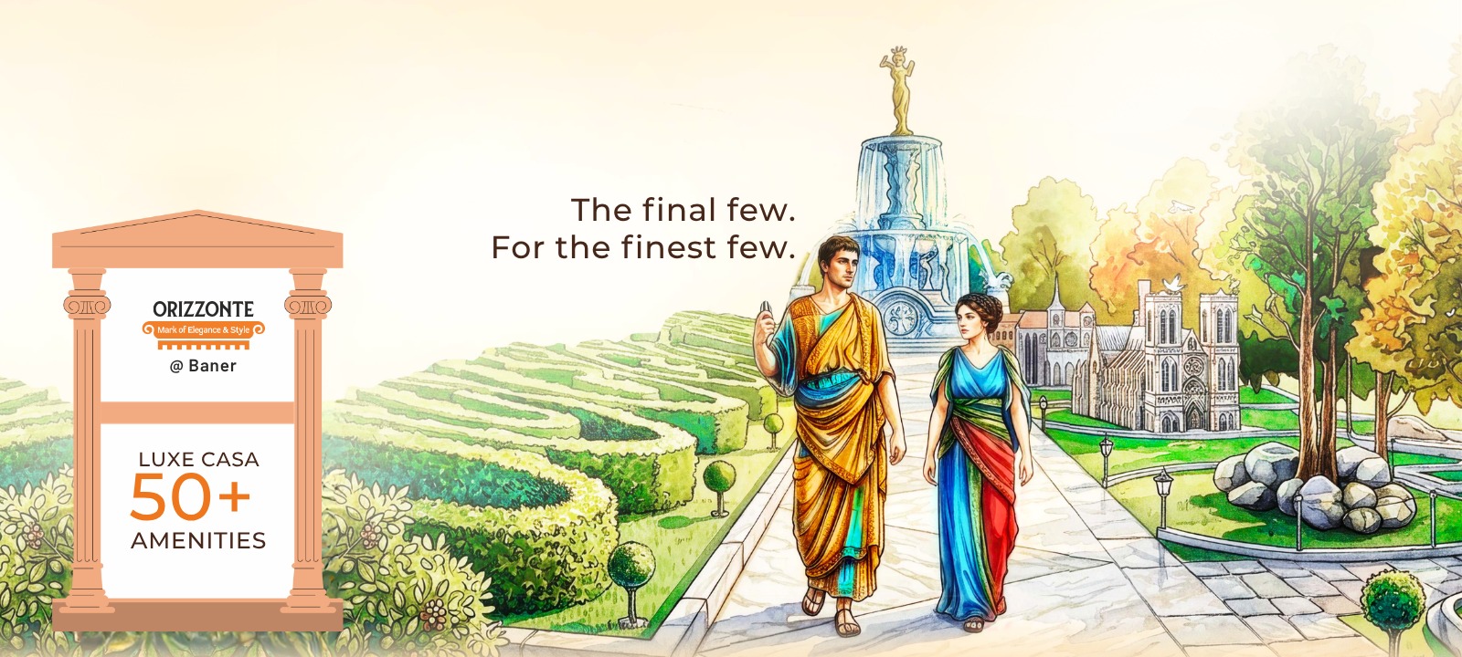 Exclusive 3 and 4 BHK Premium Spacious Flats at Orizzonte in Baner.